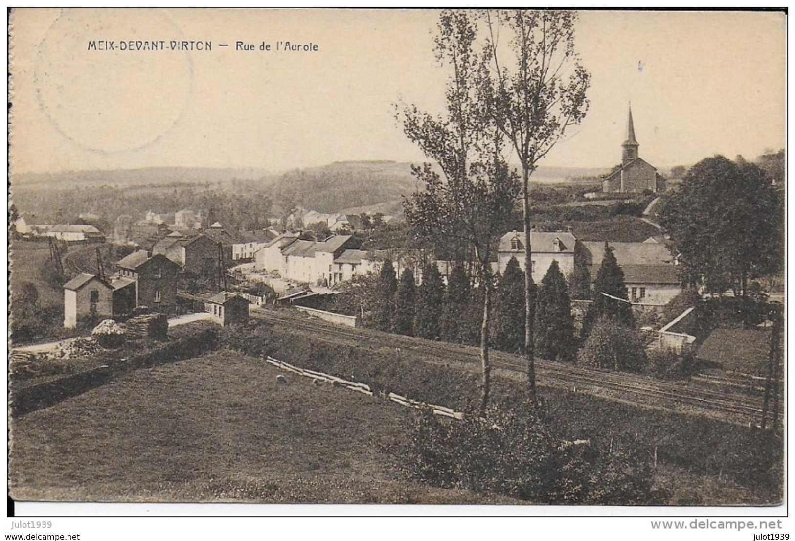 MEIX ..-- Rue De L ' Aunois . 1931 Vers ANDRIMONT ( Mr Mme Jérôme COLLIN ) . Voir Verso . - Meix-devant-Virton