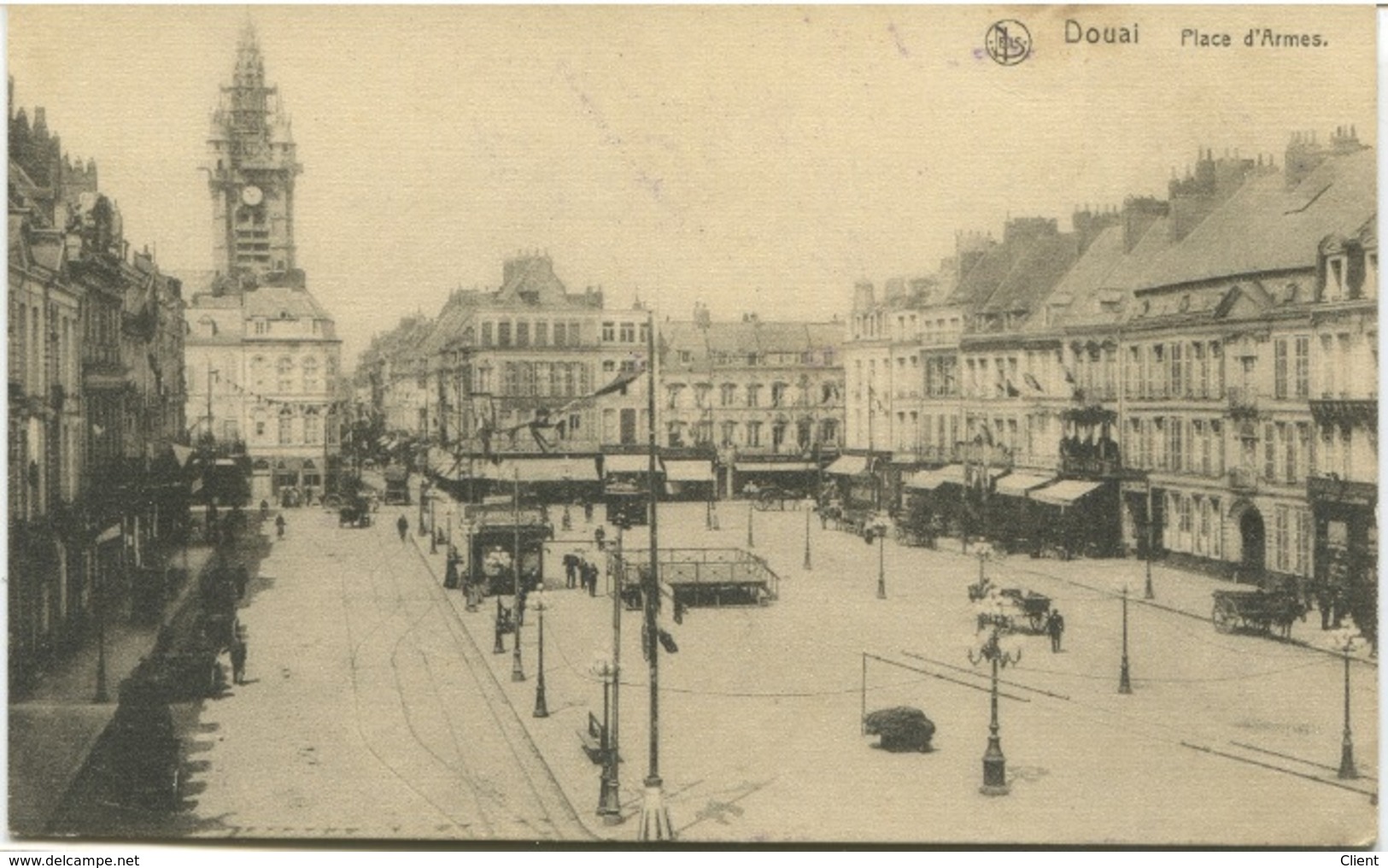 FRANCE - FELDPOST - DOUAI - Place D'Armes 1916 - Douai