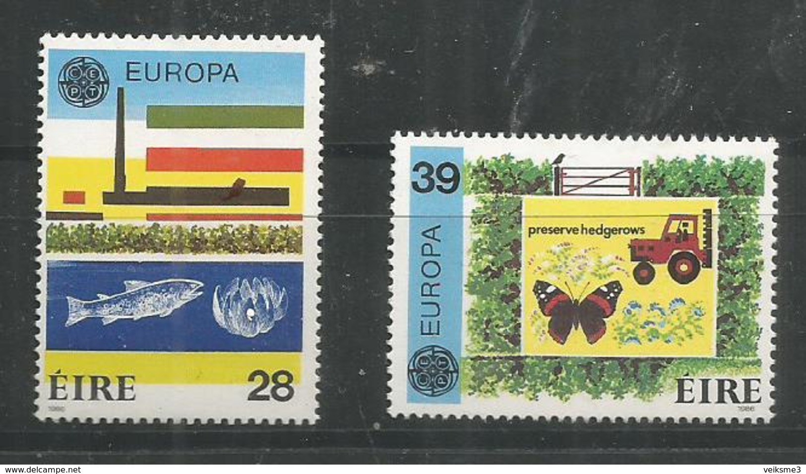 EIRE - MNH - Europa-CEPT - Transport - Nature - 1986 - 1986