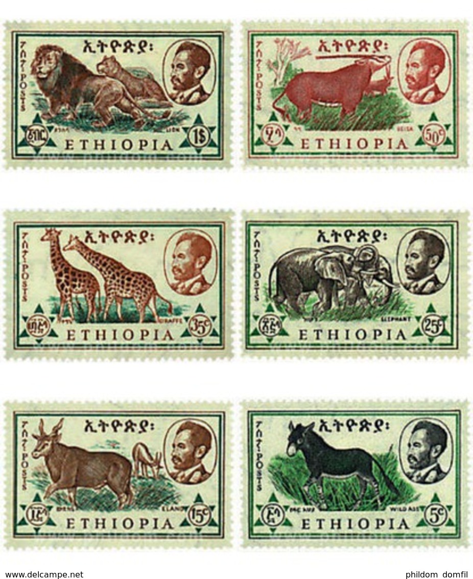 Ref. 30264 * MNH * - ETHIOPIA. 1961. WILD FAUNA . FAUNA SALVAJE - Ethiopie