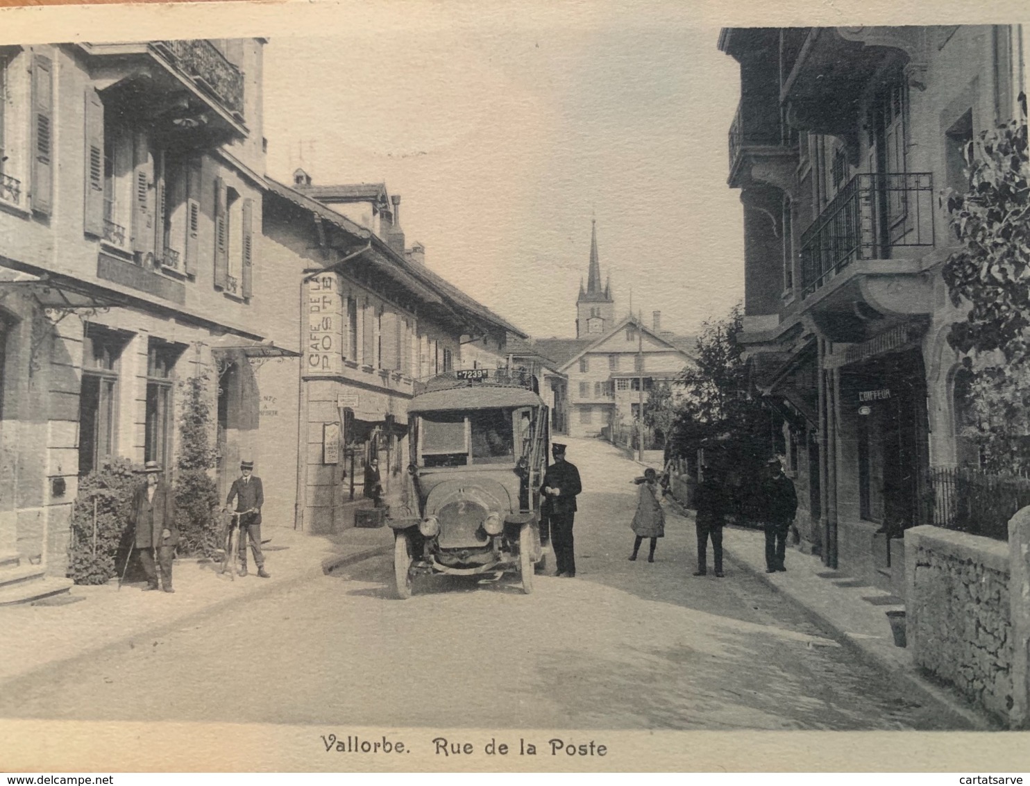 Vallorbe Rue De La Poste  1922 - Orbe