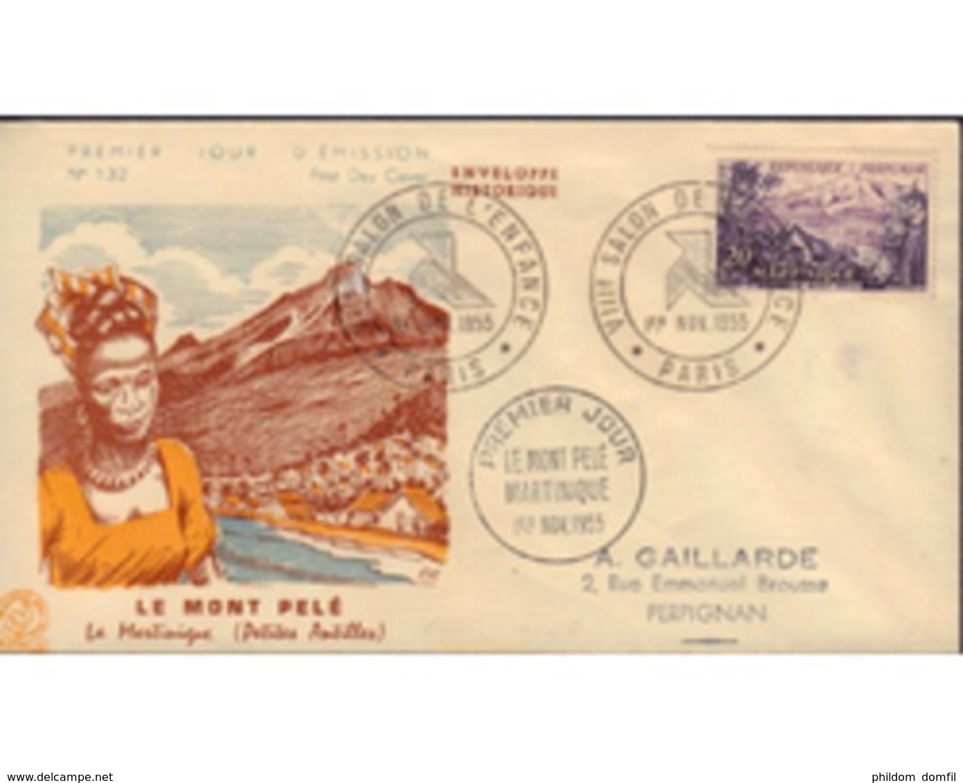 Ref. 583657 * MNH * - FRANCE. 1955. LANDSCAPES . PAISAJES - Lettres & Documents