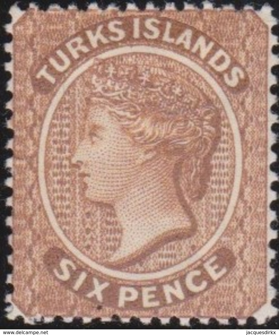 Turks  Islands     .    SG   .   59      .     *         .      Mint-hinged    .   /   .   Ongebruikt - Autres & Non Classés