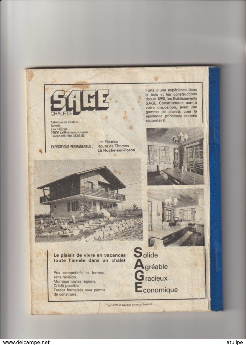 Almanach Du Vieux Savoyard 33em Année De 1978_143 Pages - Rhône-Alpes
