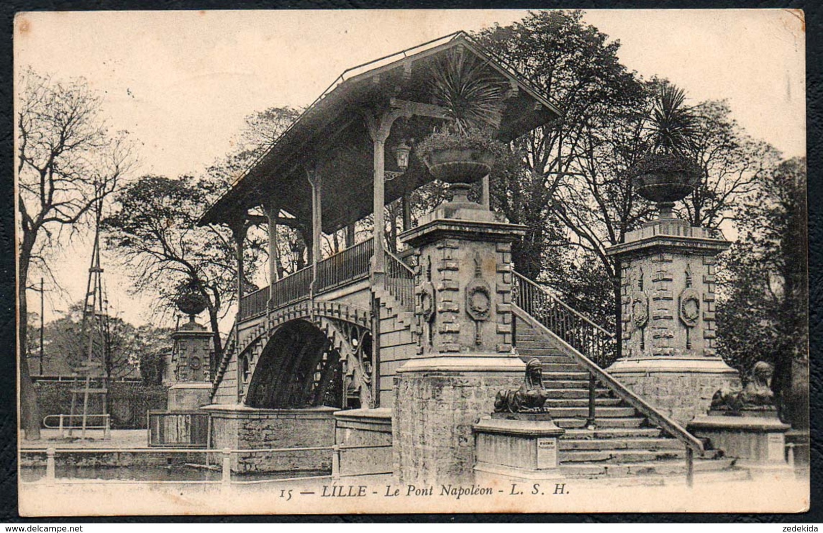 C8603 - Lille Le Pont Napoleon - Brücke - Feldpost 1. WK WW 40 Inf. Div - Lille