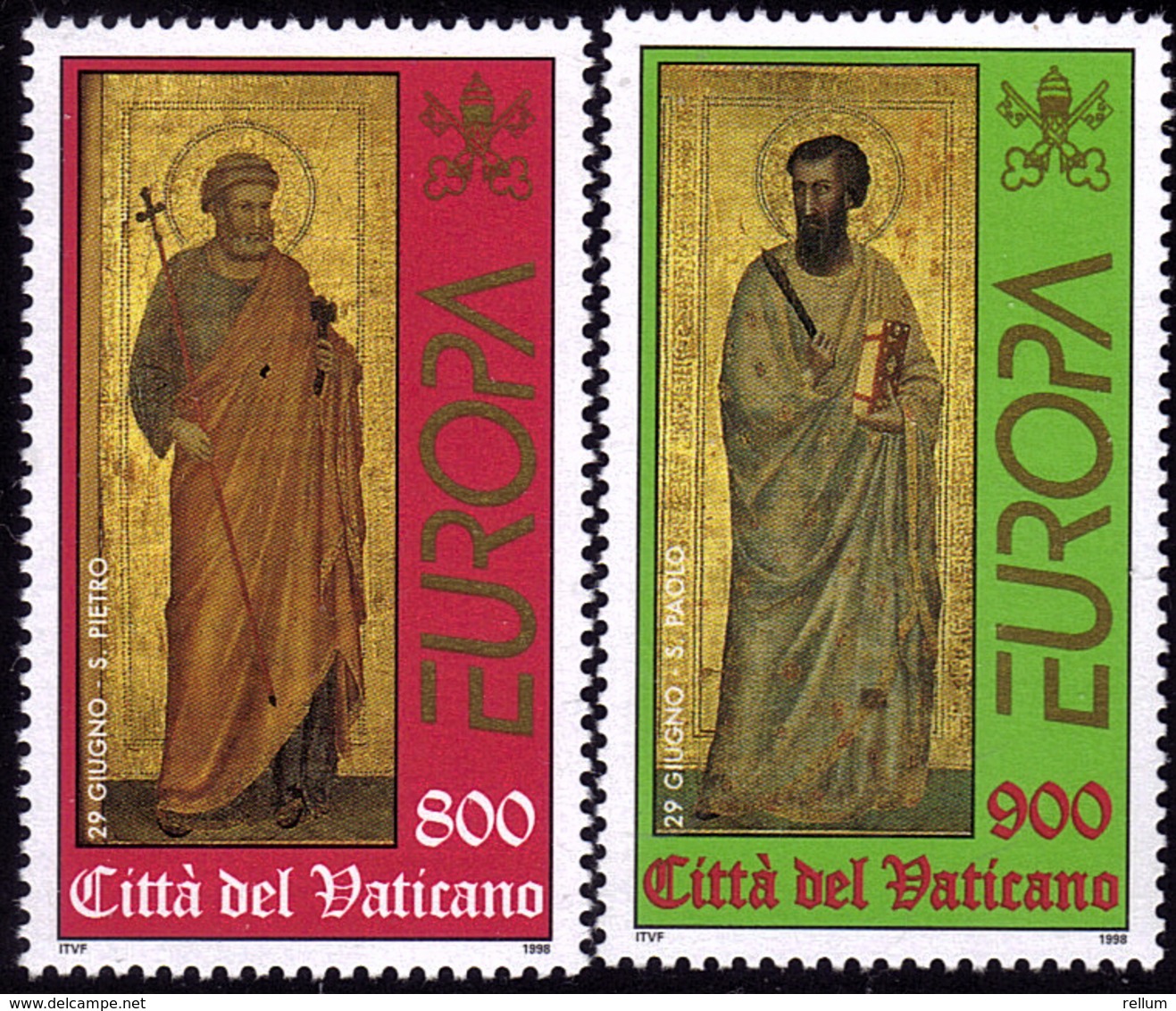 Vatican - Europa CEPT 1998 - Yvert Nr. 1104/1105 - Michel Nr. 1242/1243  ** - 1998