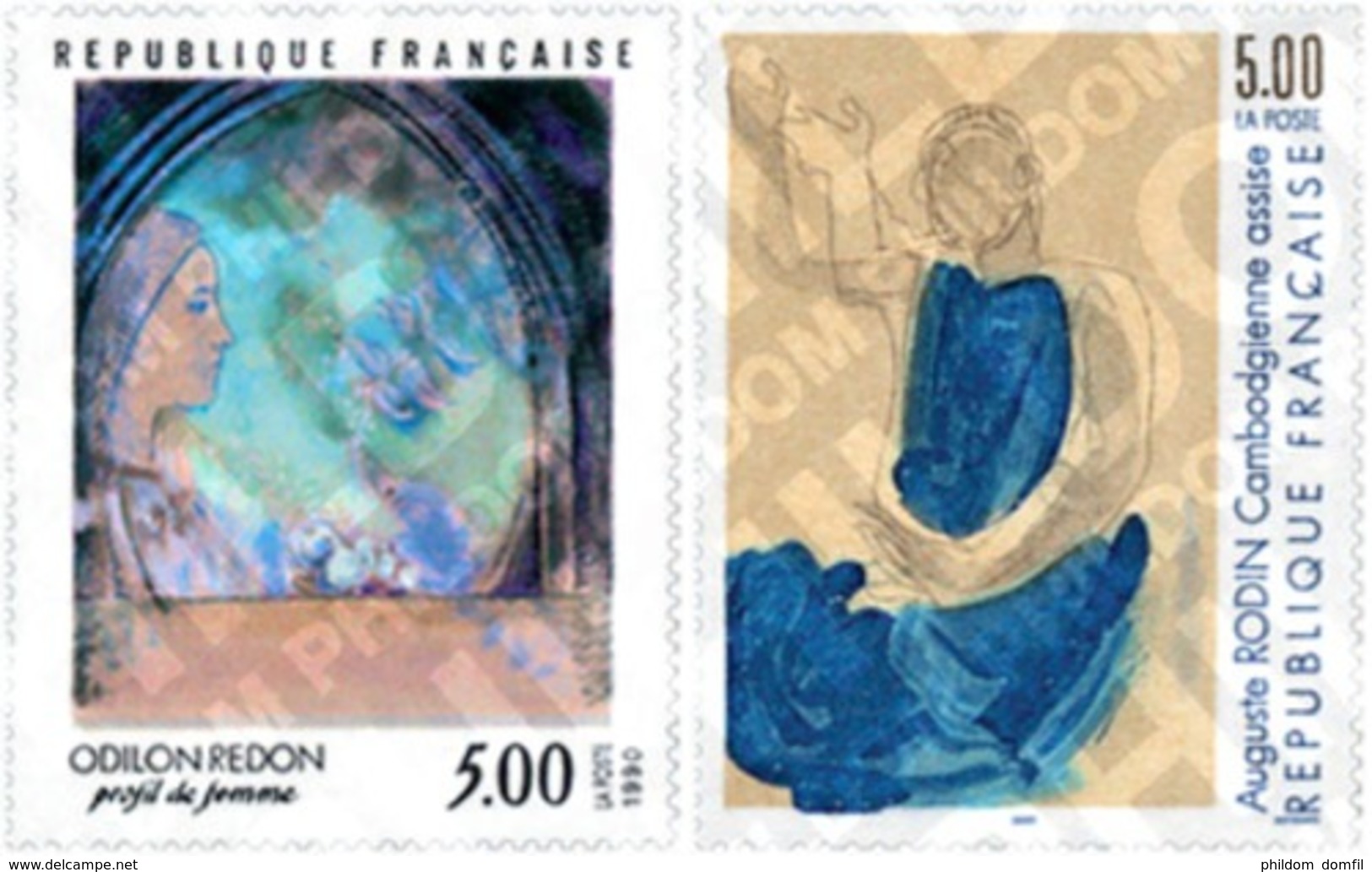 Ref. 367292 * MNH * - FRANCE. 1990. PIECES OF ART . OBRAS DE ARTE - Nuevos