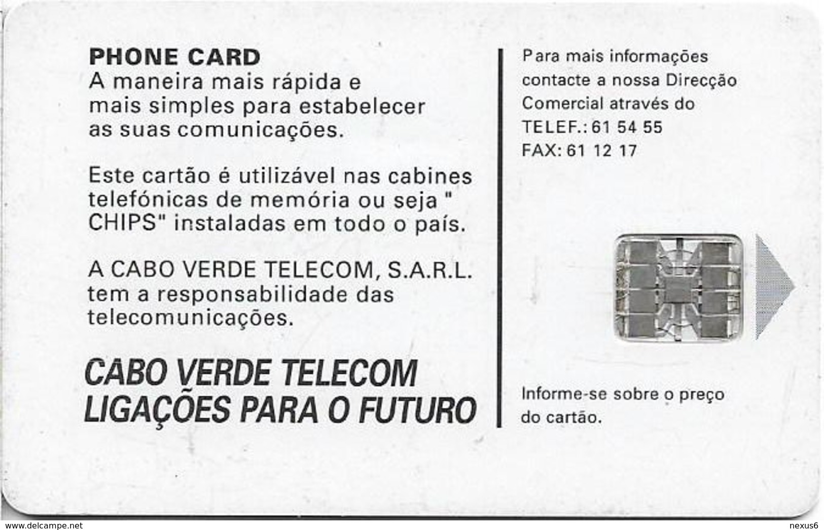 Cabo Verde - Cabo Verde Telecom - Kolá Sanjon, 50U, 1998, Used - Cabo Verde