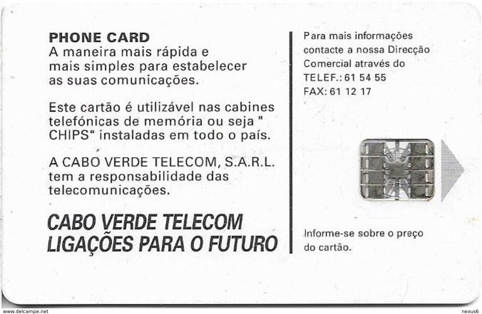 Cabo Verde - Cabo Verde Telecom - Pilon, 150U, 1998, Used - Capo Verde