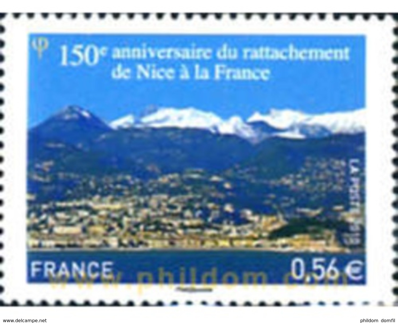 Ref. 252669 * MNH * - FRANCE. 2010. 150 ANIVERSARIO DE LA RATIFICACION DE NIZA A FRANCIA - Neufs