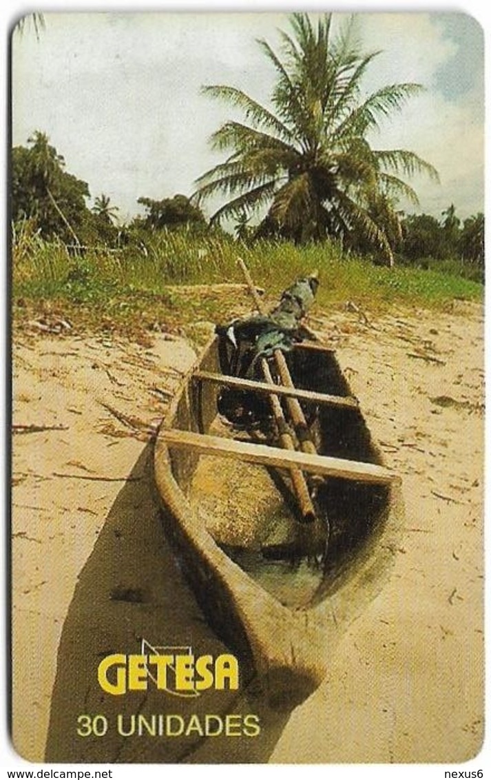 Equatorial Guinea - GETESA - Wooden Boat - SC7, 30Units, Used - Guinée-Equatoriale