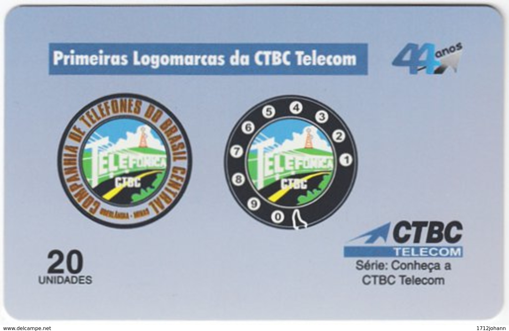 BRASIL J-587 Magnetic CTBC - Used - Brazilië