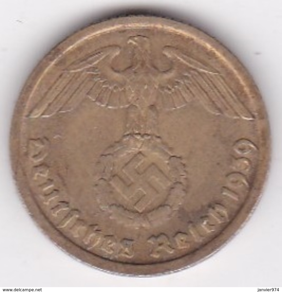 10 Reichspfennig 1939 D (MUNICH) Bronze-aluminium - 10 Reichspfennig