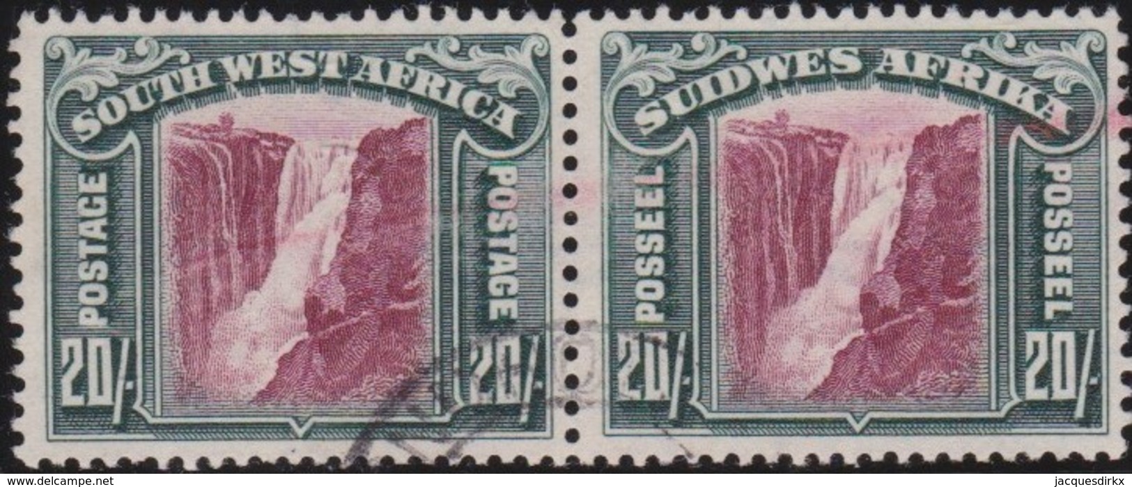 SWA    .    SG   .   85  Paire (2 Scans)    .   O      . Cancelled     .   /   .   Gebruikt - Südwestafrika (1923-1990)