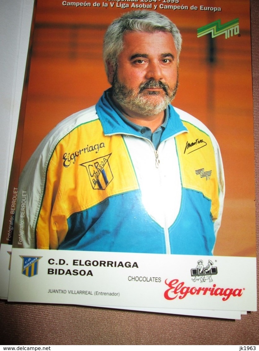 HANDBALL CLUB DEPORTIVO ELGORRIAGA BIDASOA, ESPANA, FOTO POSTAL - Handball