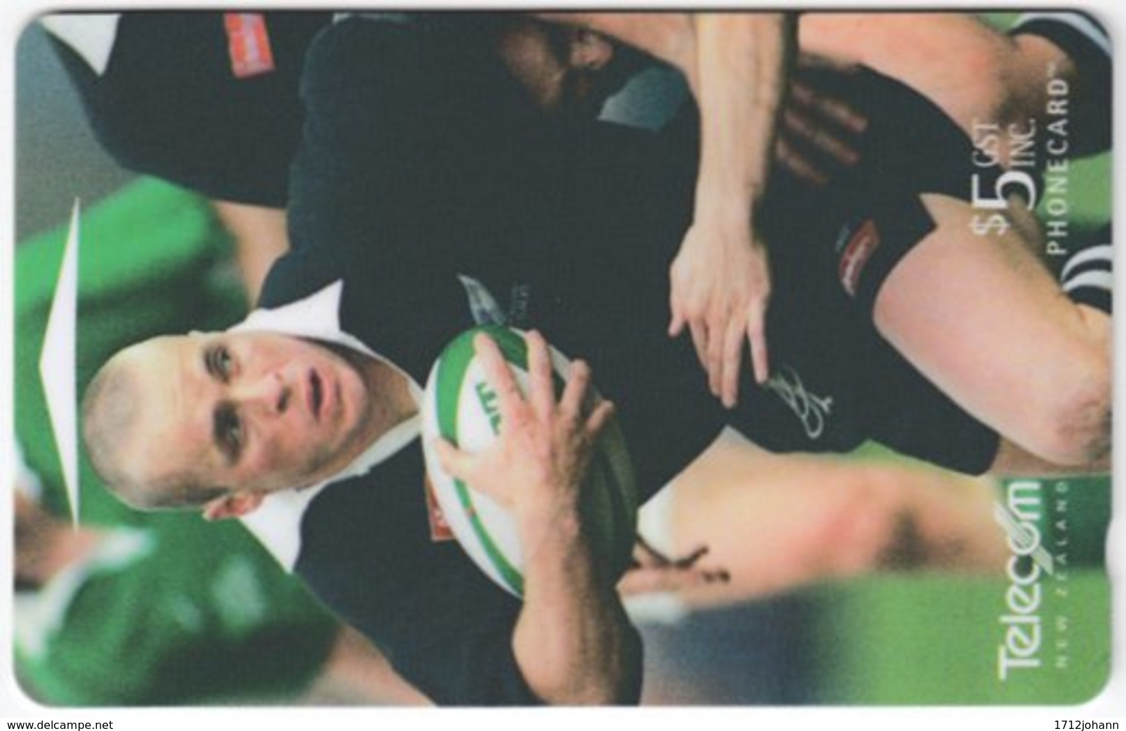NEW ZEALAND A-879 Magnetic Telecom - Sport, Rugby - 491BO - Used - New Zealand