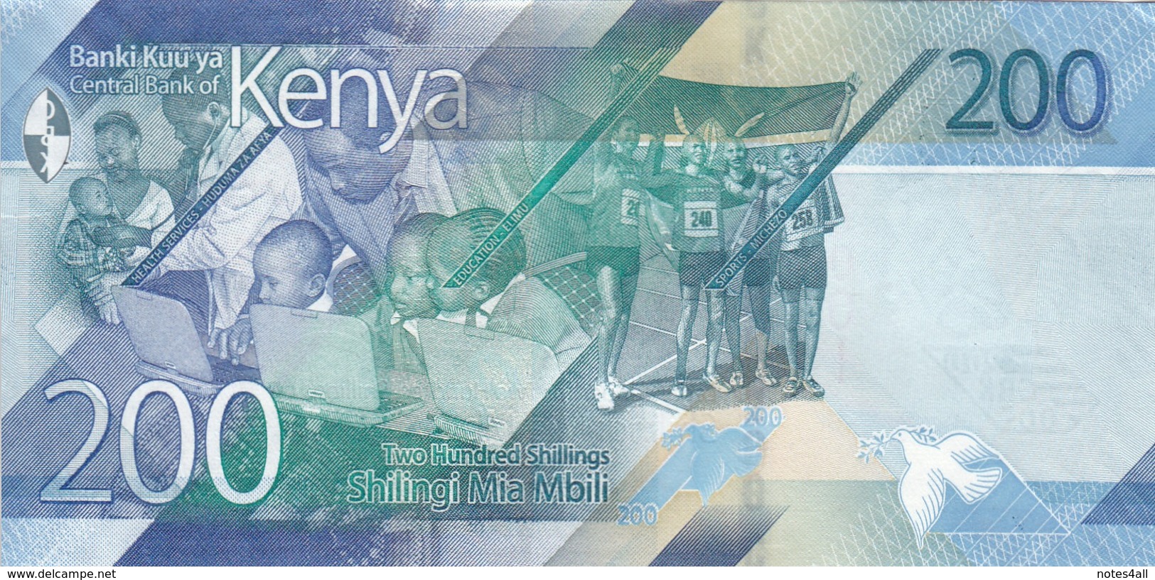 KENYA 200 SHILLINGS 2019 P- NEW UNC */* - Kenya