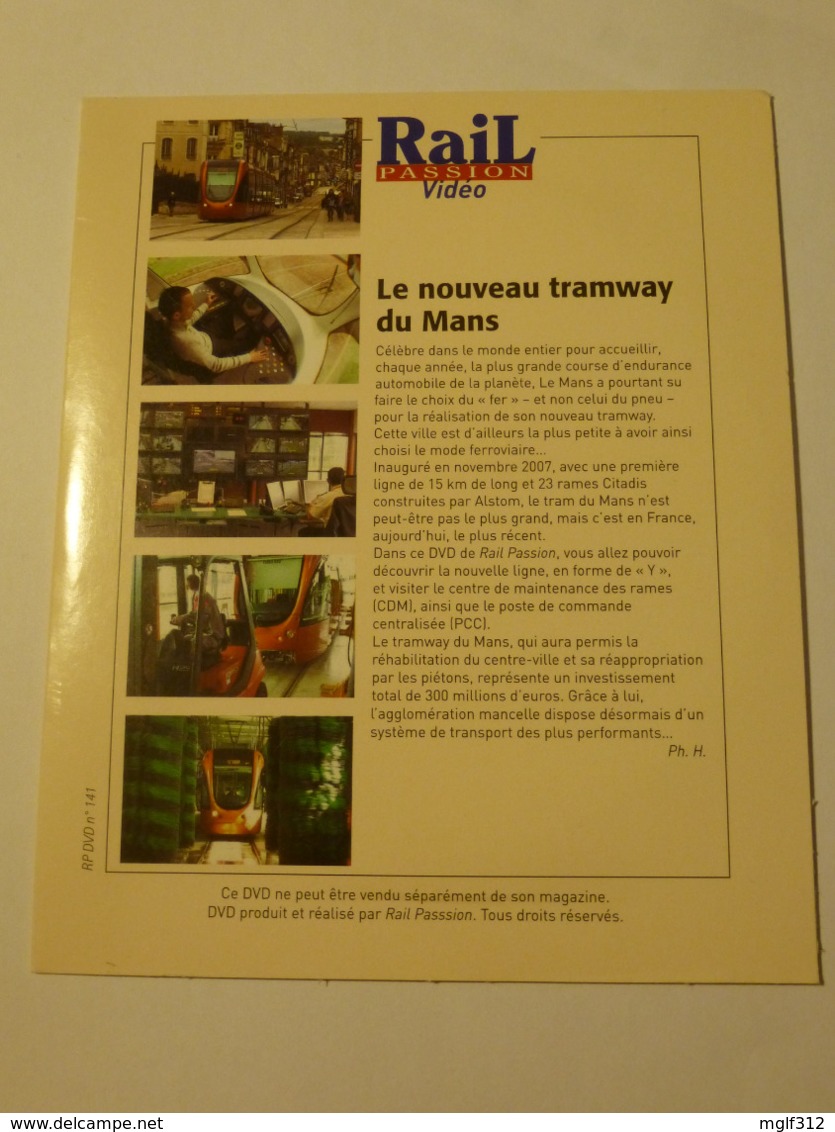 TRAMWAY : Le Nouveau Tramway Du MANS - DVD Rail Passion - Documentari