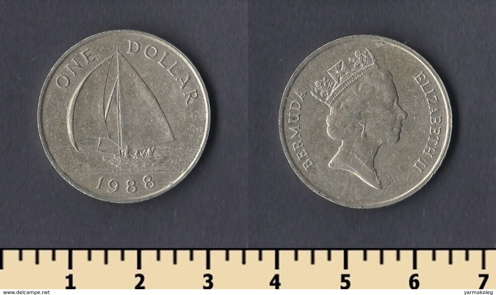 Bermuda 1 Dollar 1988 - Bermuda