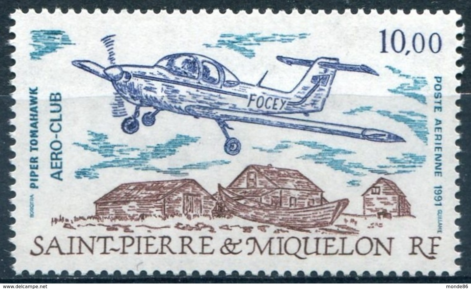 SAINT PIERRE & MIQUELON - Année Complète 1991 ** - PA Inclus - Komplette Jahrgänge