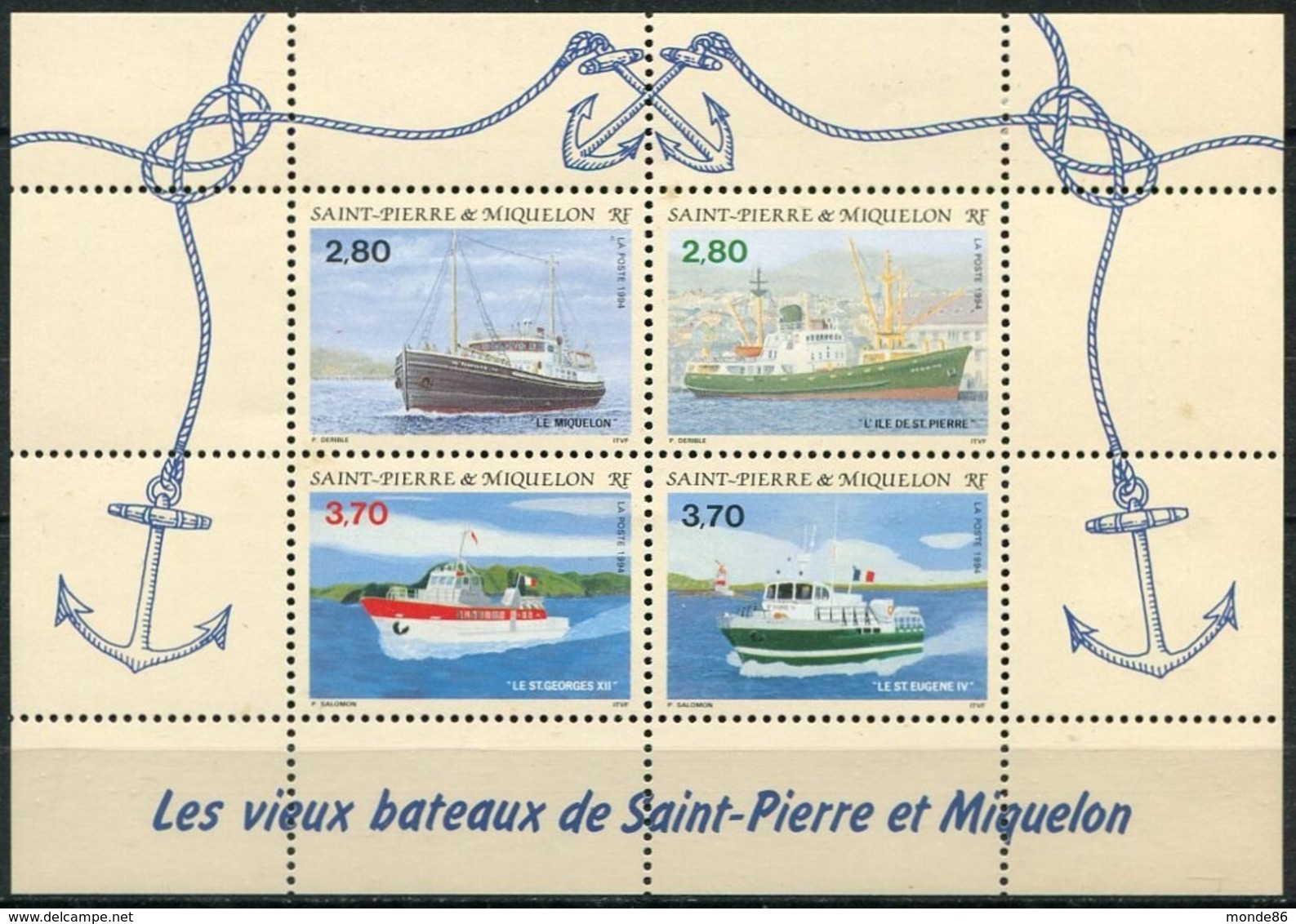 SAINT PIERRE & MIQUELON - Année Complète 1994 ** - BF Inclus - Full Years