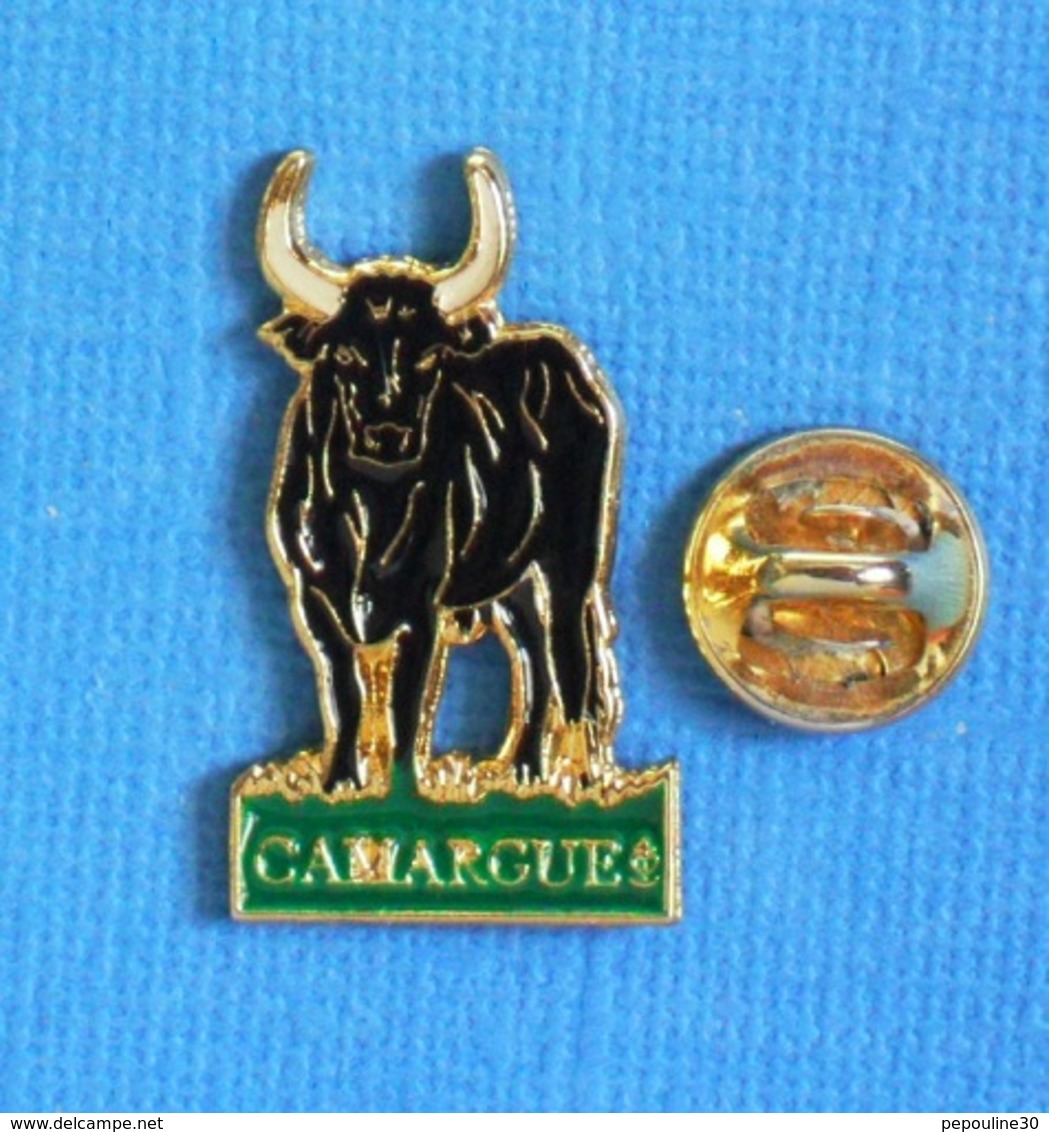 1 PIN'S //  ** TORO DE CAMARGUE ** . (ATLANTI'S) - Stierkampf