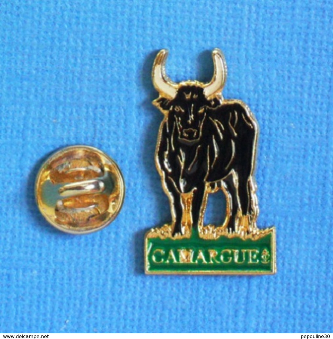 1 PIN'S //  ** TORO DE CAMARGUE ** . (ATLANTI'S) - Stierkampf