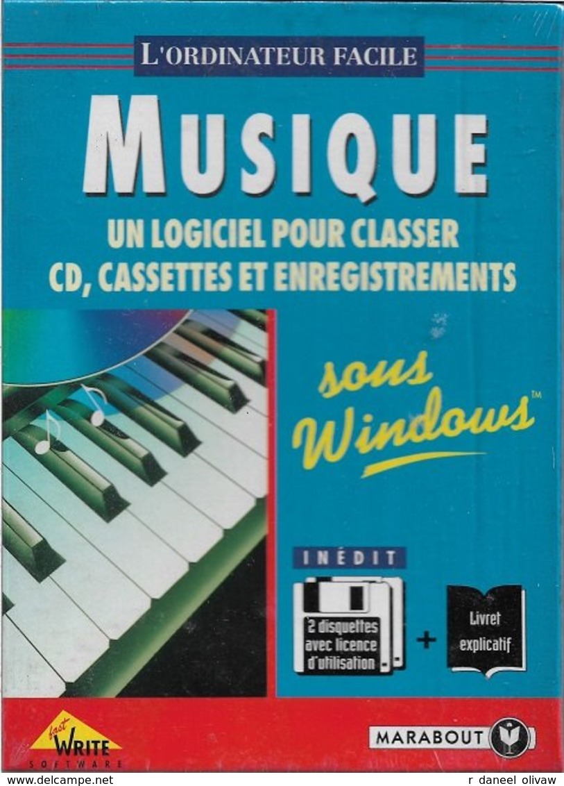 Musique : Logigiel Pour Classer CD... - Windows 3 - Dos 6 (TBE+) - Other & Unclassified