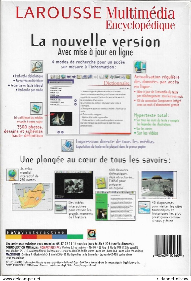 Larousse Multimédia - Windows 3.1 Ou Supérieur / Mac (TBE+) - Autres & Non Classés