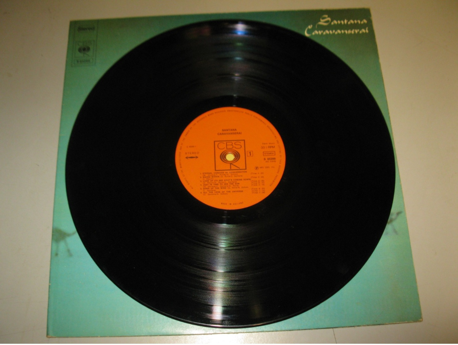 VINYLE SANTANA "CARAVANSERAI" 33 T CBS (1972) - Other & Unclassified