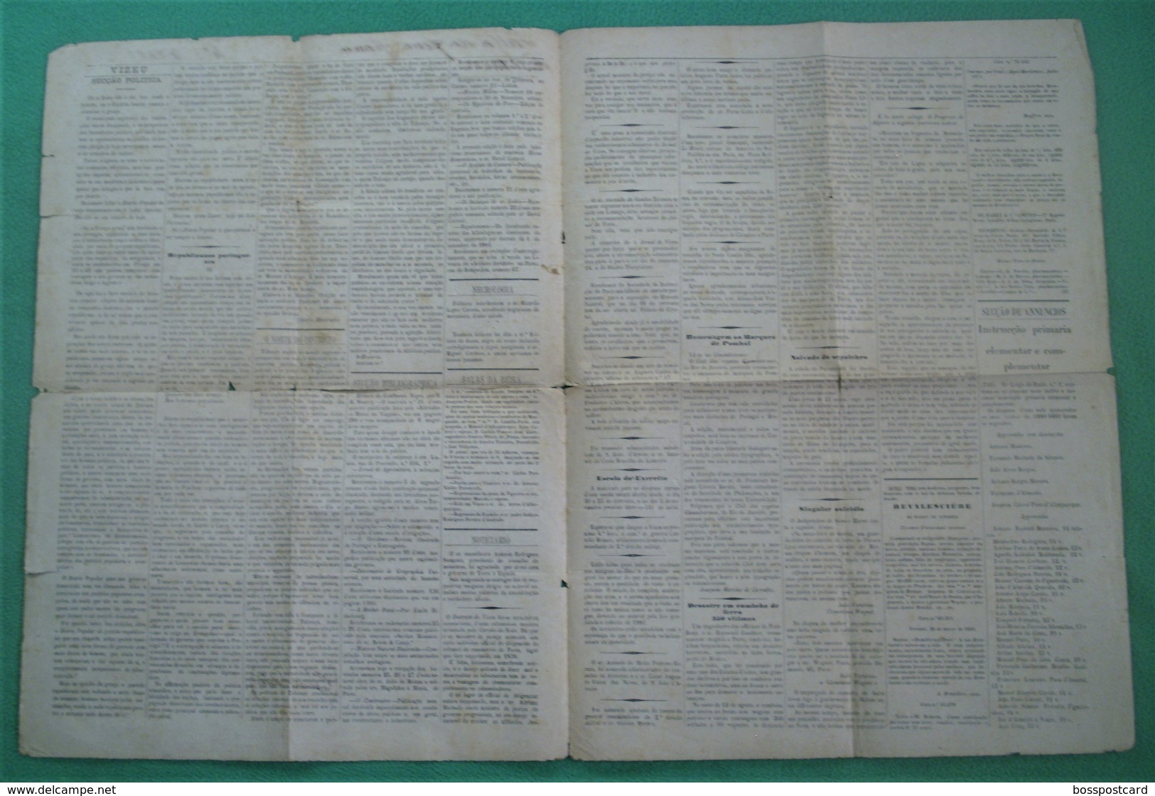 Viseu - Jornal Viriato De 1881 - Imprensa - Other & Unclassified