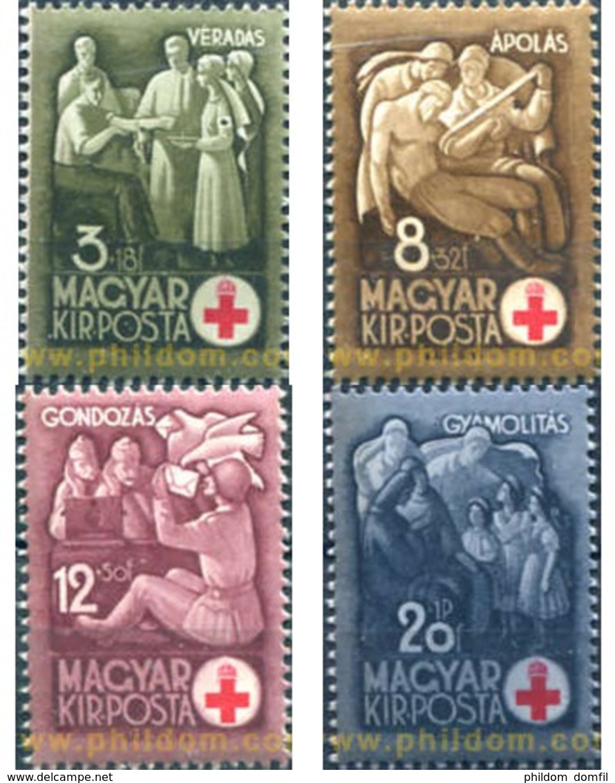 Ref. 324294 * MNH * - HUNGARY. 1942. RED CROSS . CRUZ ROJA - Unused Stamps