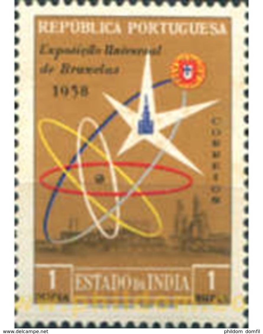 Ref. 326088 * MNH * - PORTUGUESE INDIA. 1958. BRUXELLES WORLD EXPO . EXPOSICION MUNDIAL DE BRUSELAS - Other & Unclassified