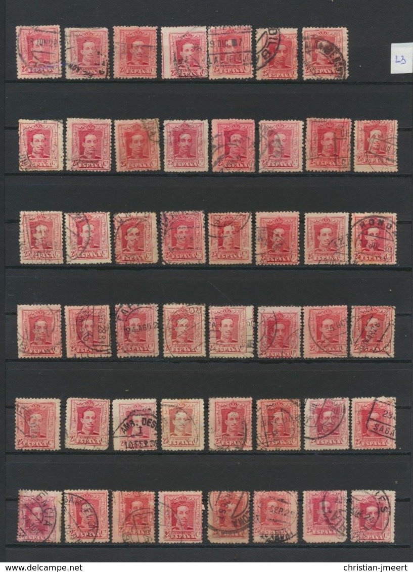 SPAIN- ESPAGNE -ESPANA  stockbook stamps  over 1800 stamps