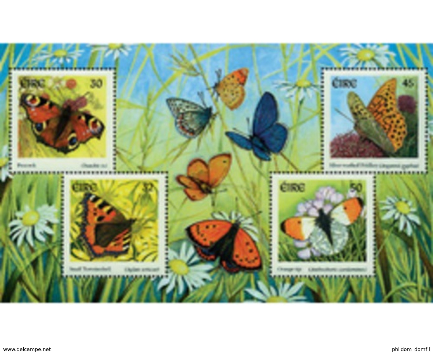 Ref. 94864 * MNH * - IRELAND. 2000. BUTTERFLIES . MARIPOSAS - Unused Stamps