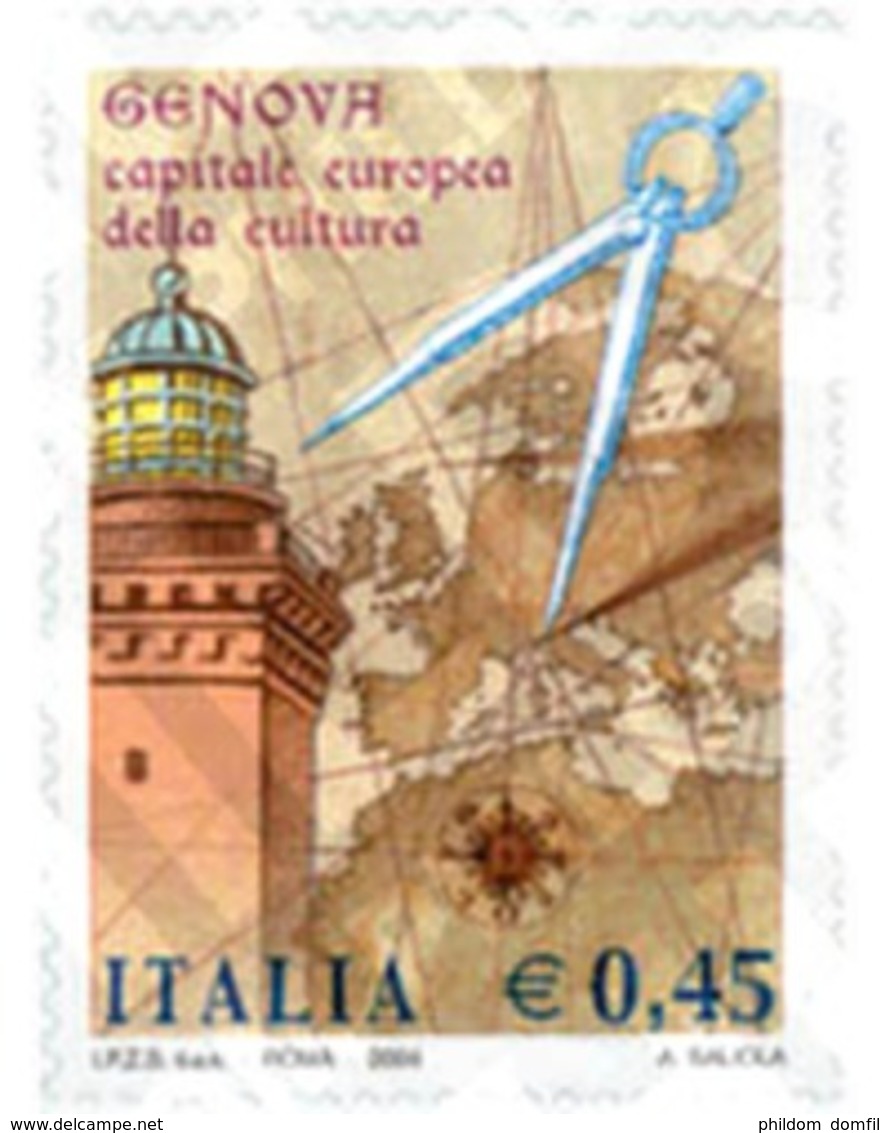 Ref. 139636 * MNH * - ITALY. 2004. GENOA. EUROPEAN CULTURAL CAPITAL TOWN . GENOVA. CAPITAL CULTURAL EUROPEA - 2001-10: Neufs