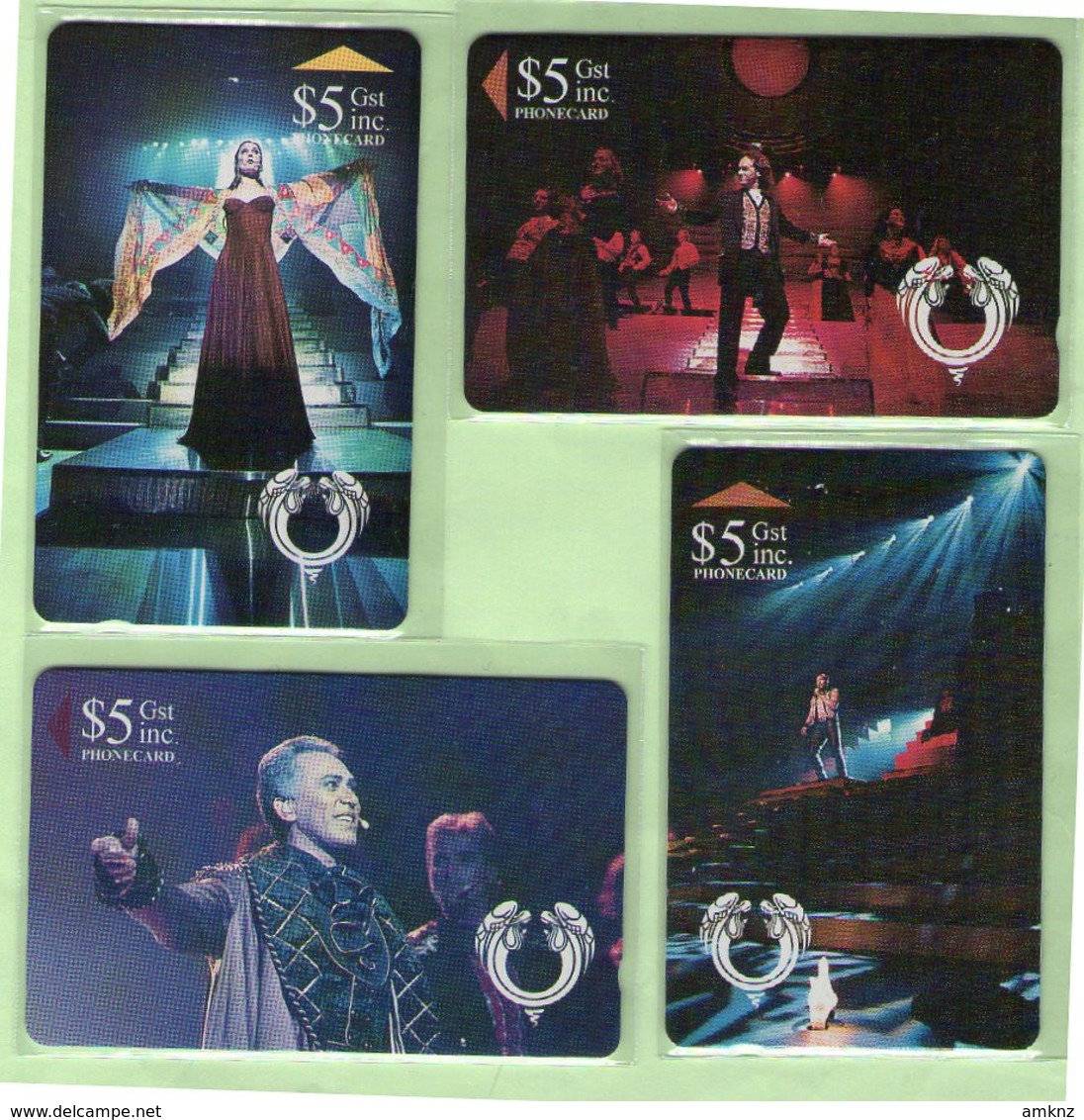 New Zealand - Private Overprint - 1994 Jesus Christ Superstar Set (4) - Mint - NZCO44 - New Zealand