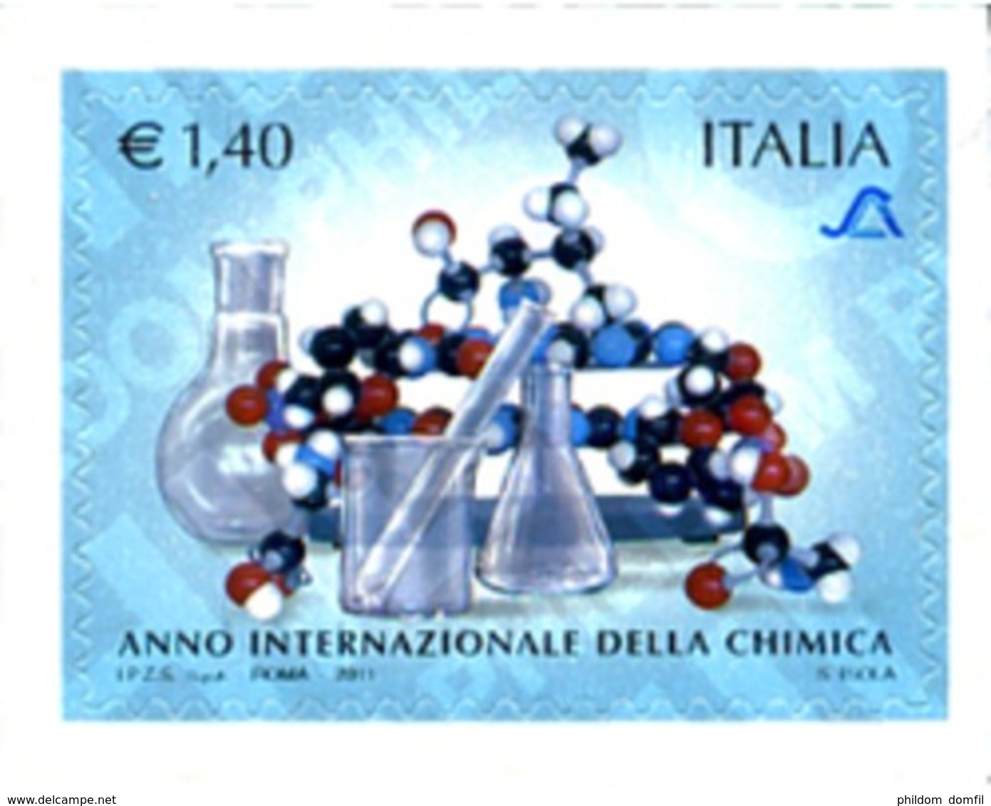 Ref. 269853 * MNH * - ITALY. 2011. AÑO INTERNACIONAL DE LA QUIMICA - 2011-20:  Nuovi