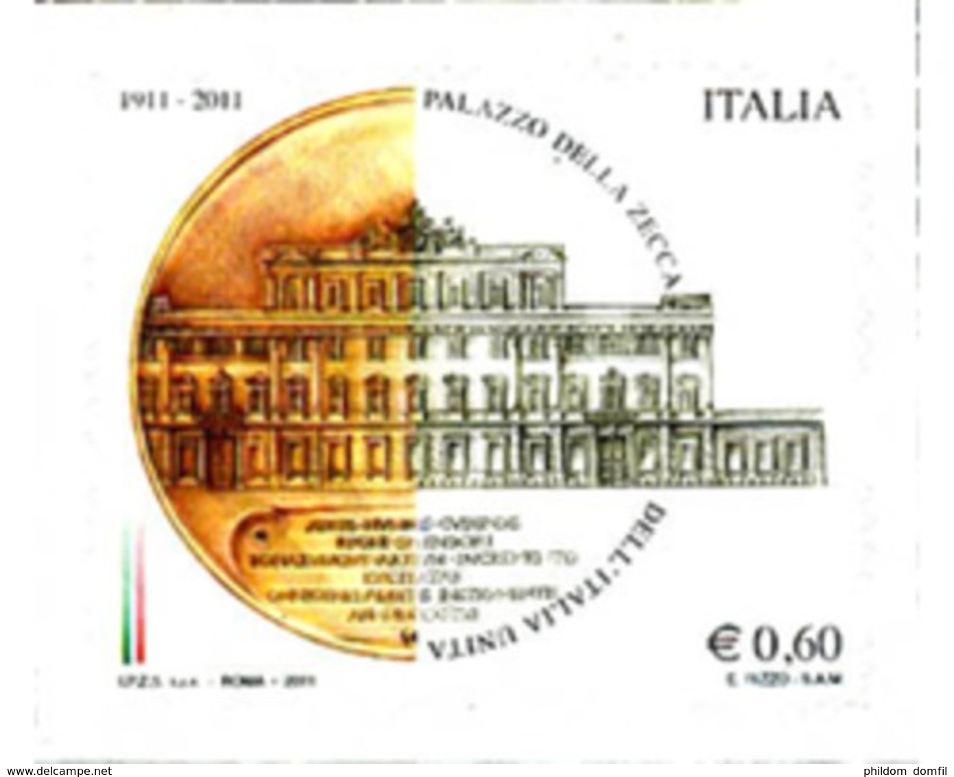 Ref. 274474 * MNH * - ITALY. 2011. - 2011-20: Neufs