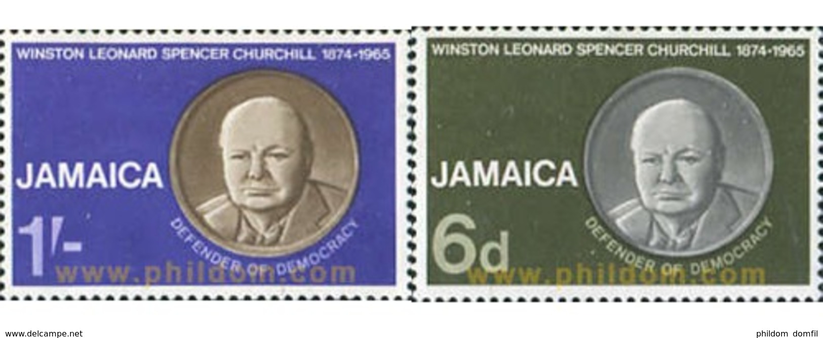 Ref. 175861 * MNH * - JAMAICA. 1966. WINSTON CHURCHILL . WINSTON CHURCHILL - Sir Winston Churchill