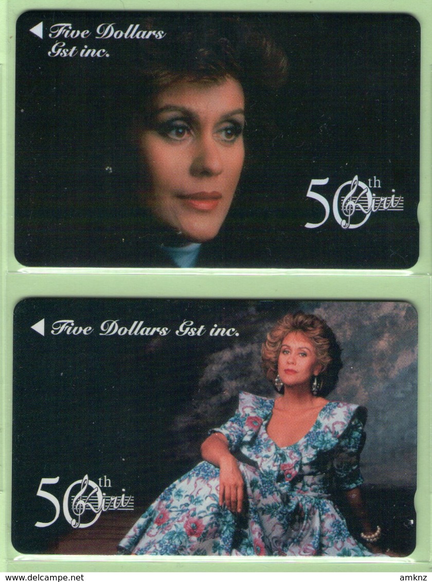 New Zealand - Private Overprint - 1994 Kiri Te Kanawa Birthday Set (2) - Mint - NZ-CO-27 - New Zealand