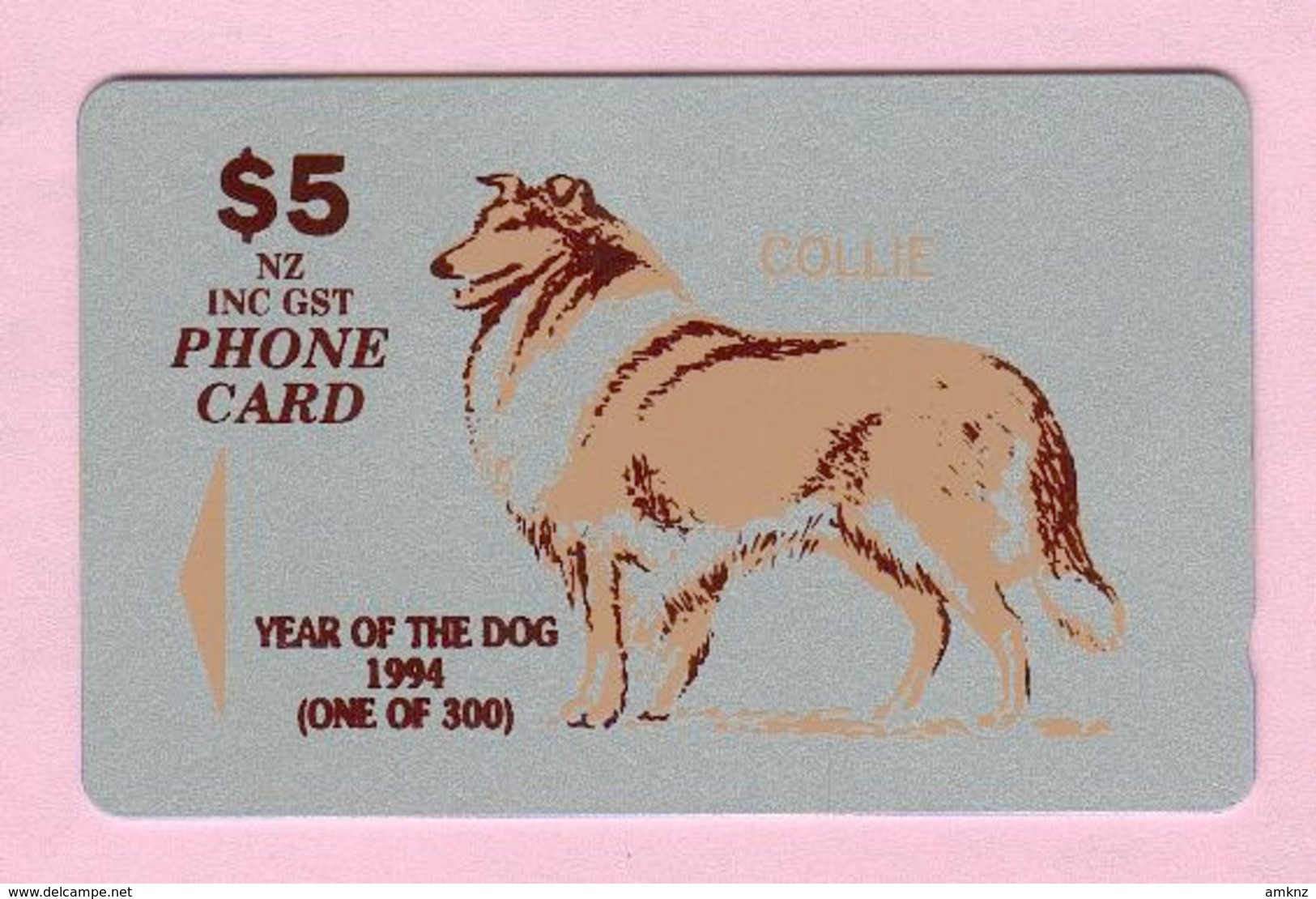 New Zealand - Private Overprint - 1994 Christchurch - $5 Year Of The Dog - Mint - NZ-CO-26a - Nouvelle-Zélande