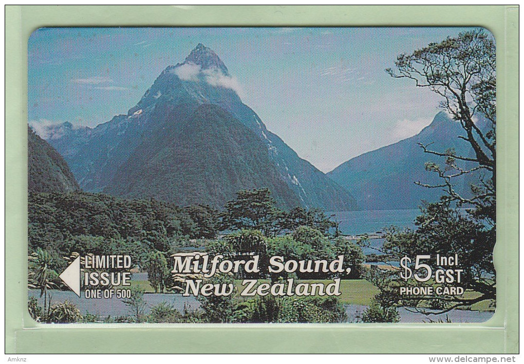 New Zealand - Private Overprint - 1994 Milford Sound $5 - Mint - NZ-CO-24 - New Zealand
