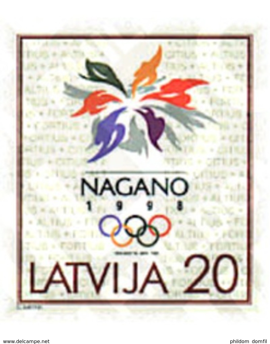 Ref. 86549 * MNH * - LATVIA. 1998. MEDALLIST OF 18th WINTER OLYMPIC GAMES. NAGANO 1998 . 18 JUEGOS OLIMPICOS DE INVIERNO - Winter 1998: Nagano