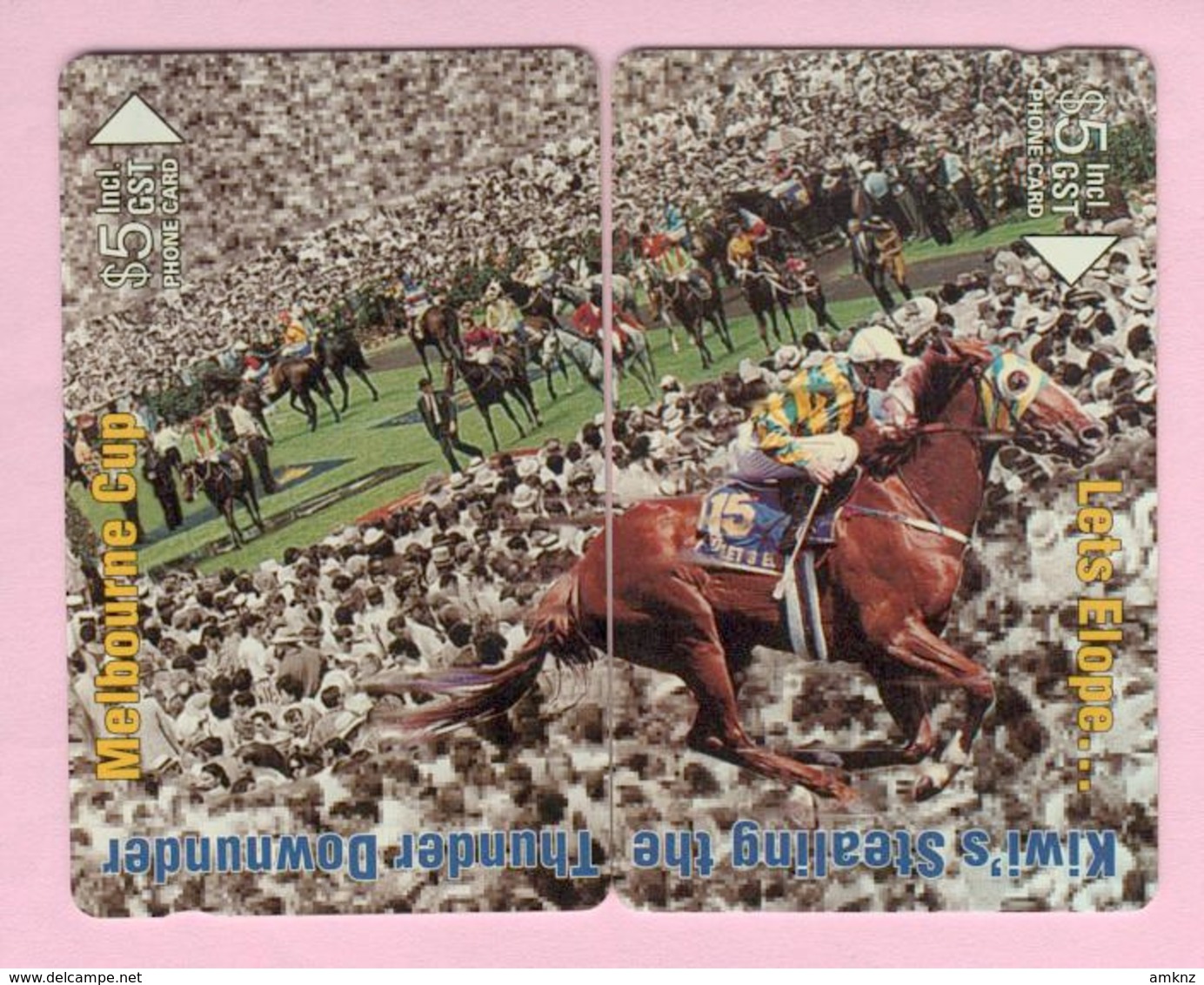 New Zealand - Private Overprint - 1993 Melbourne Cup Puzzle Set (2) - Mint - NZ-CO-15 - Nouvelle-Zélande