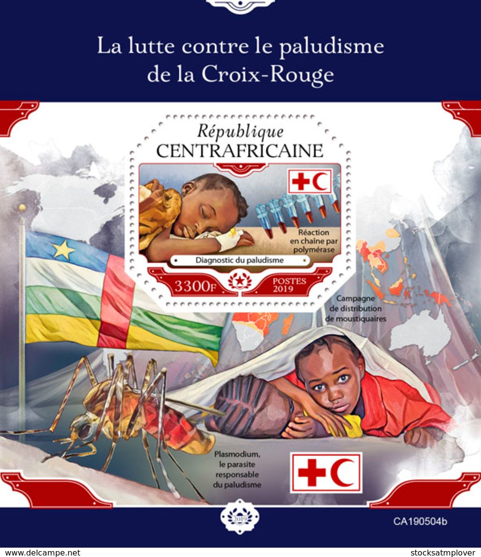 Central Africa 2019 Red Cross Fight Against Malaria  S201908 - Central African Republic