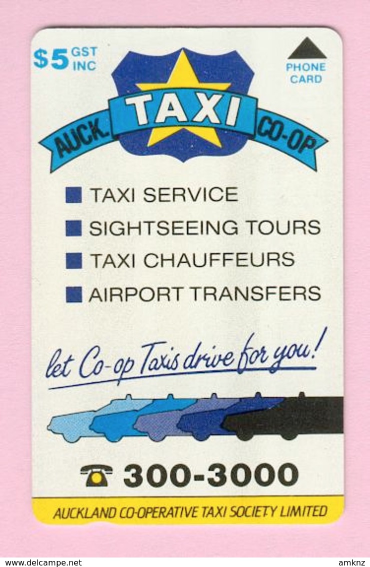 New Zealand - Private Overprint - 1993 Auckland Co-op Taxis $5 - Mint - NZ-CO-10 - Nouvelle-Zélande