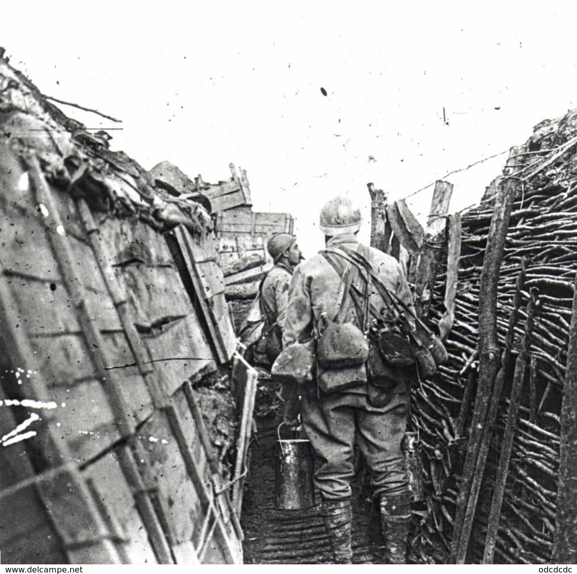 PHOTO GUERRE 1914 10 Corvée De Soupe - War, Military