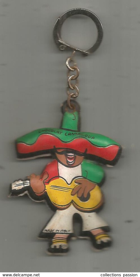 Porte Clefs , Clés, Sports , FOOTBALL , Coupe Du Monde 1966 , MEXICO ,chocolat CANTALOUP, 2 Scans, Frais Fr 1.65 E - Schlüsselanhänger