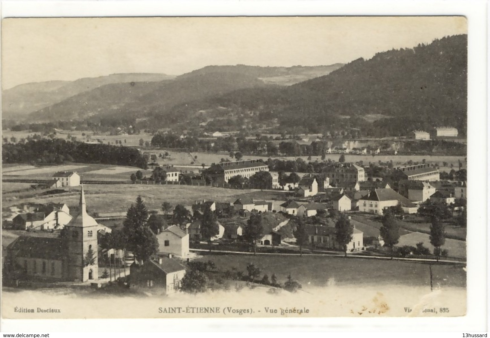 Carte Postale Ancienne Saint Etienne - Vue Générale - Saint Etienne De Remiremont